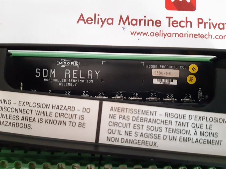 Moore/siemens 16201-1/9 sdm/cdm relay