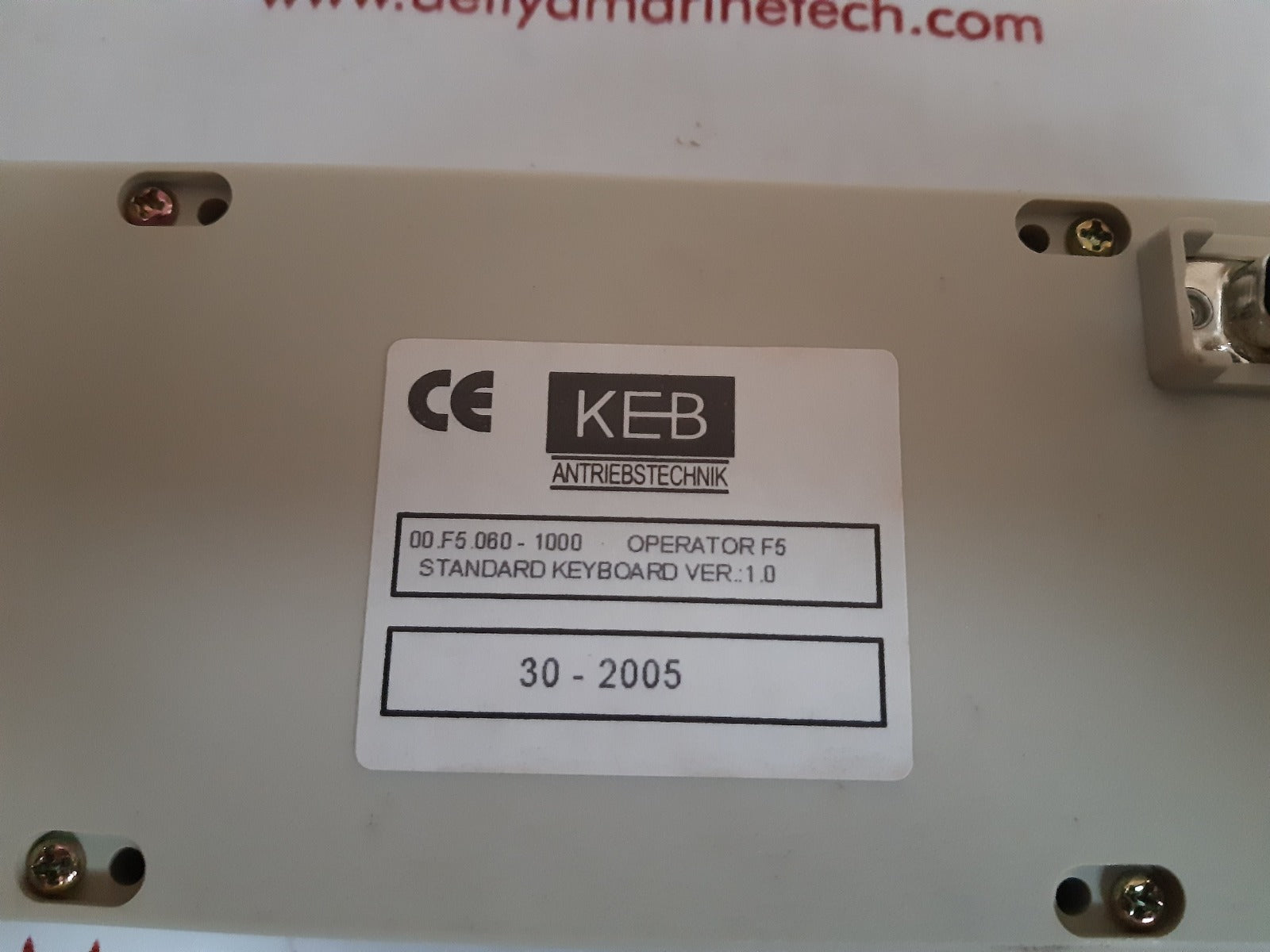 keb 00.f5.060-1000 standard keyboard 