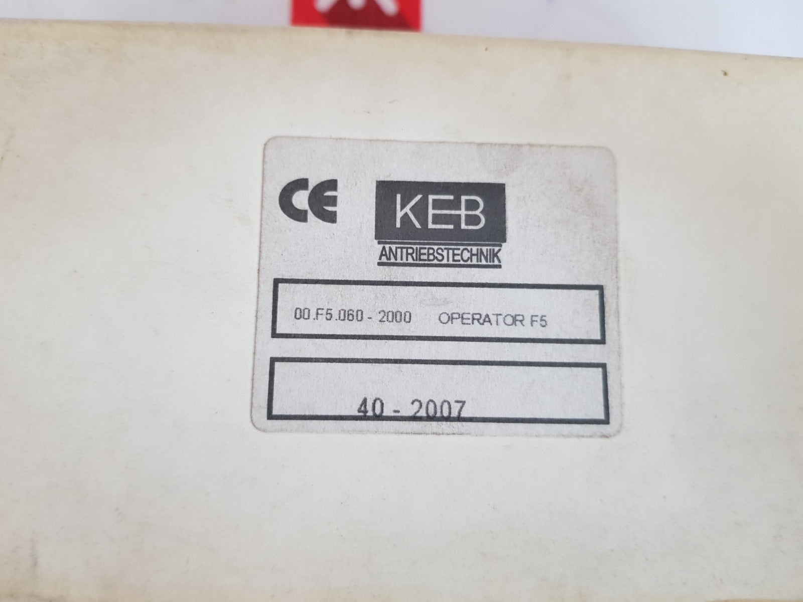 Keb operator 00.f5.060-2000 operator interface f5 rs485 – Aeliya Marine ...