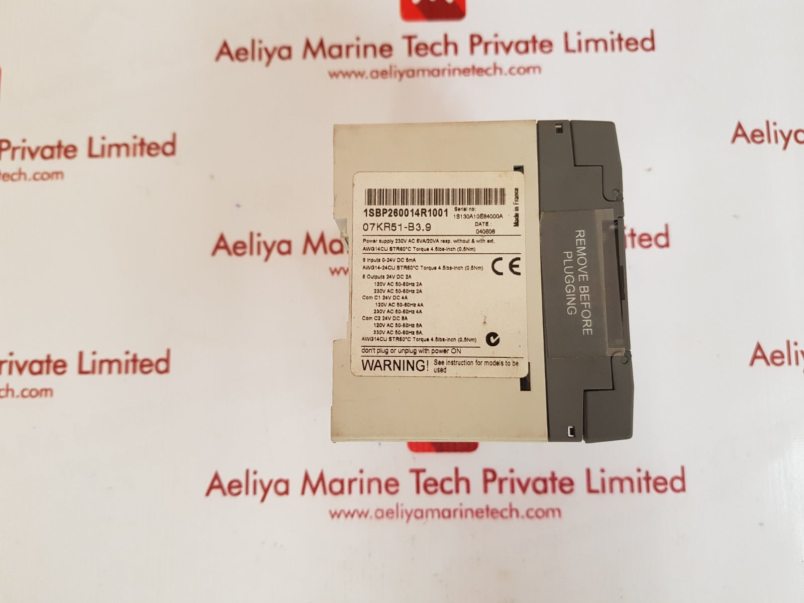 Abb 1sbp260014r1001 advant controller 07kr51-b3.9 basic unit