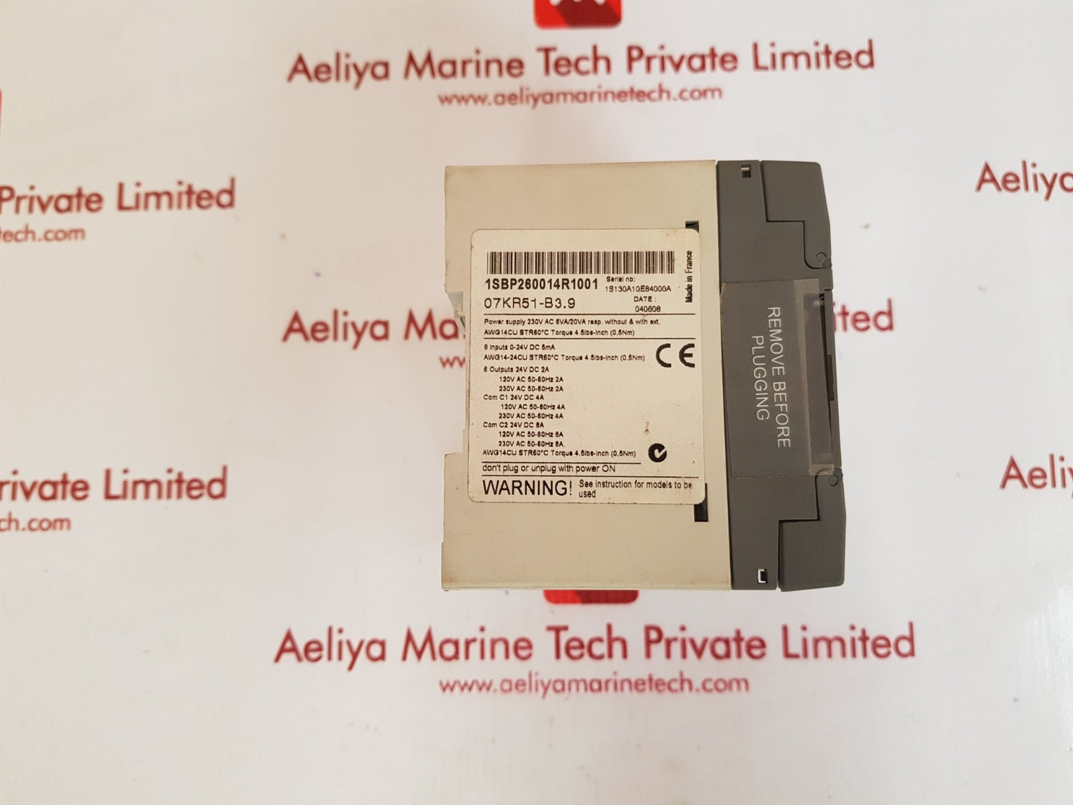 Abb 1sbp260014r1001 advant controller 07kr51-b3.9 basic unit