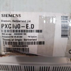 Siemens pxc100-e.d automation station 