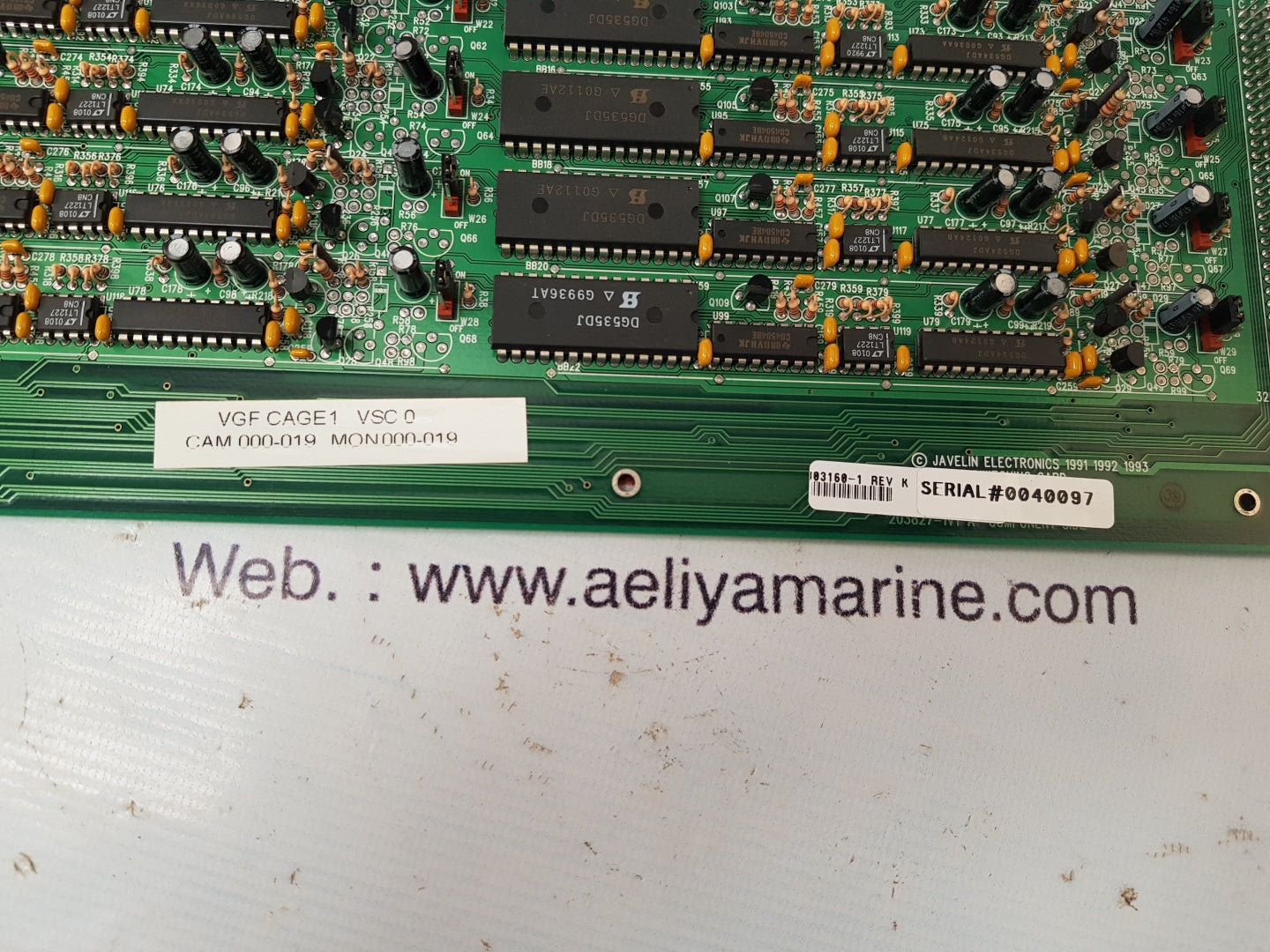 Javelin electronics 203827-1v1 a pcb card 