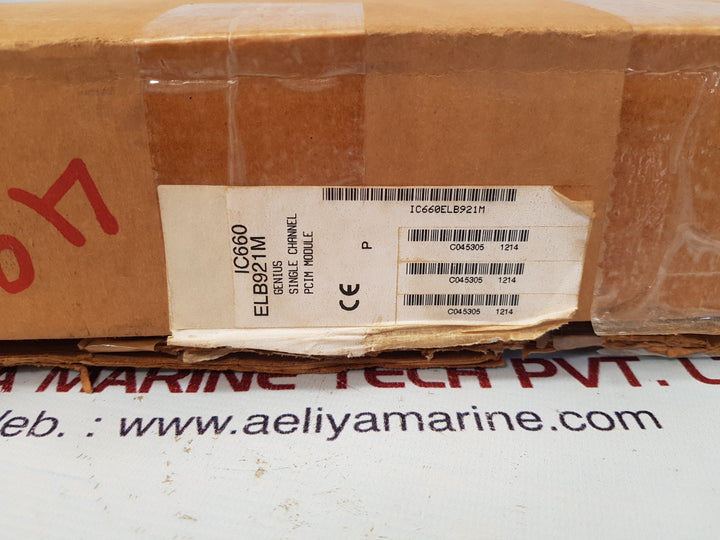 Ge ic660elb921m single channel pcim module