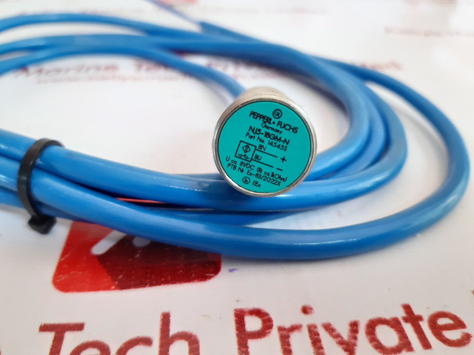 Pepperl + fuchs nj5-18gm-n proximity sensor 14545s