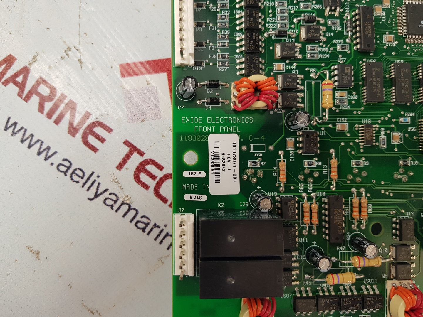 Exide electronics 101073071-001 front panel control board 