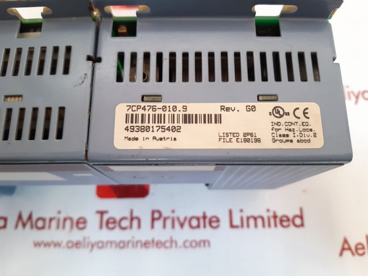 B&r 7cp476-010.9 processor module rev.g0