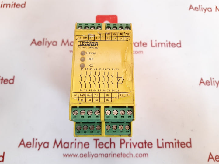 Phoenix psr-scp-24uc/esam4/8x1/1x2 safety relay