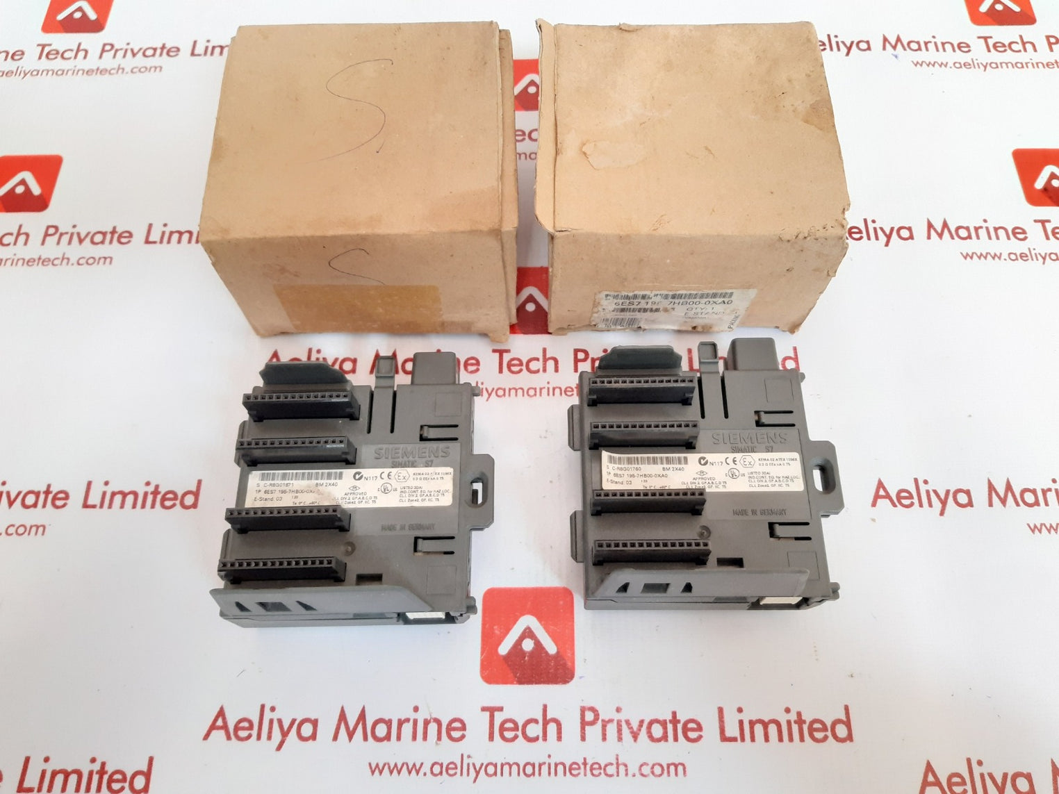 Siemens simatic s7 6es7 195-7hb00-0xa0 bus module 