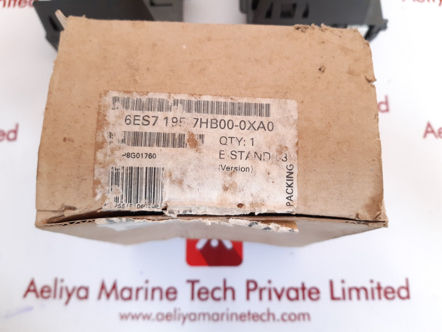 Siemens simatic s7 6es7 195-7hb00-0xa0 bus module 