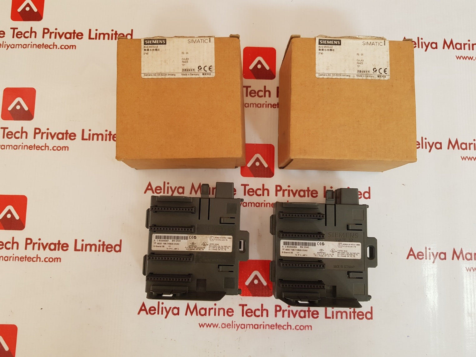 Siemens 6es7 195-7hb00-0xa0 bus module 60 c