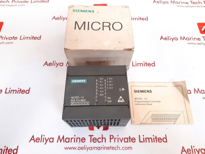 Siemens micro-10 6es0 010-8ma01 cpu module 