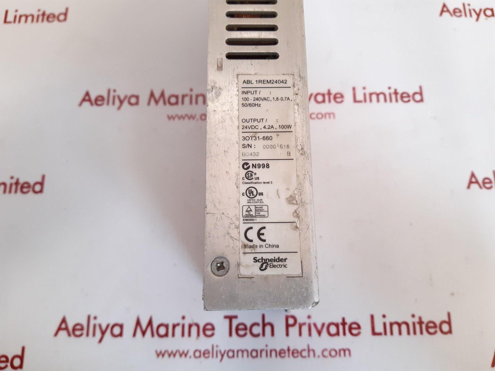 Telemecanique schneider electric abl1rem24042 power supply module