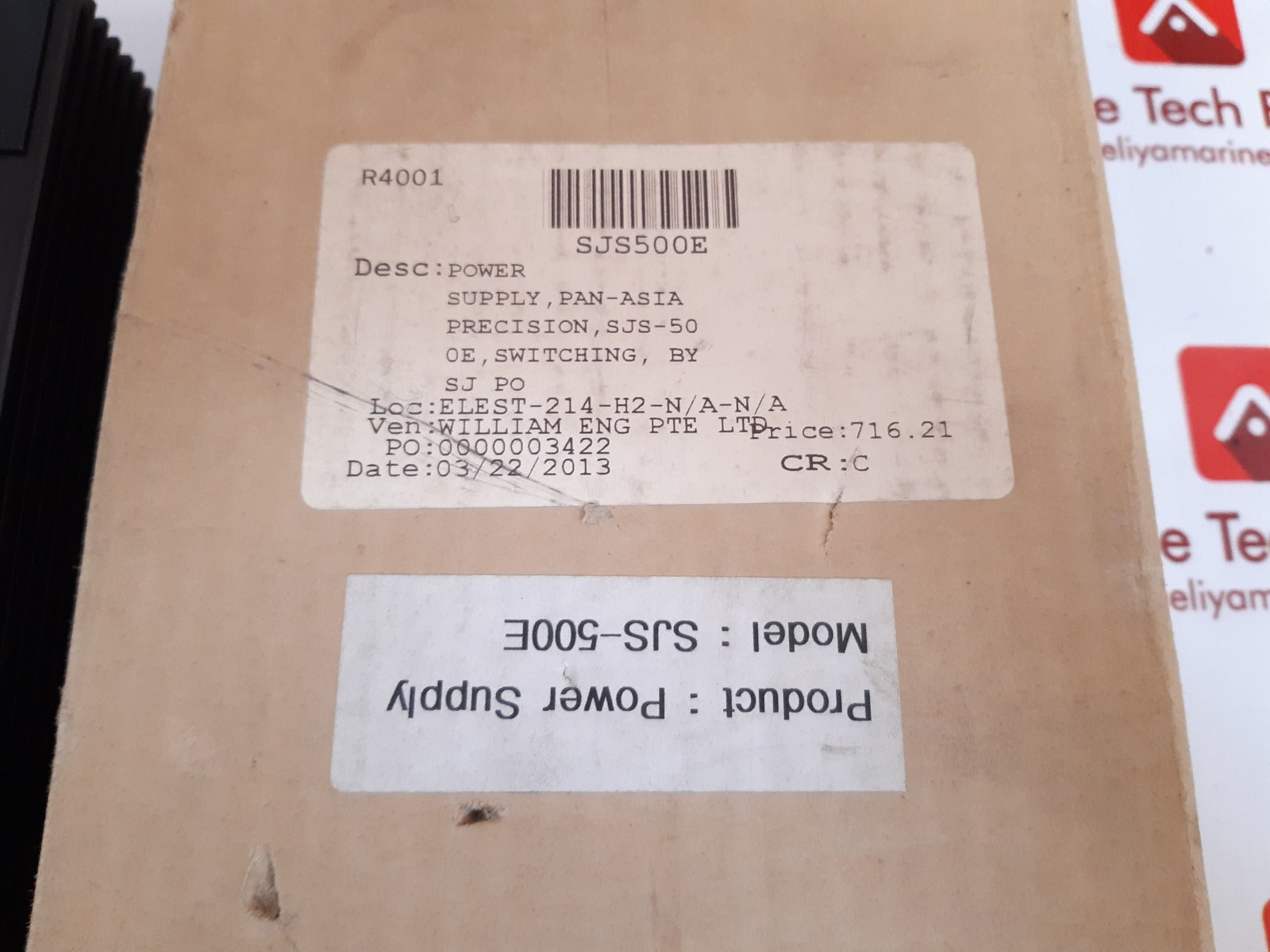 Sun jin electronic sjs500e switching power supply