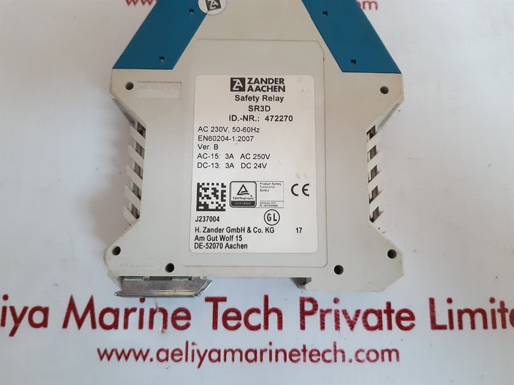 Zander aachen sr3d safety relay ver. b
