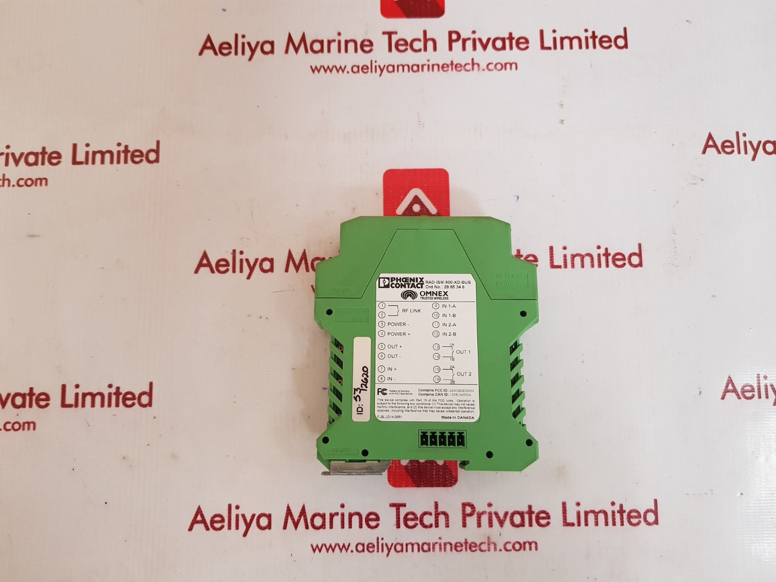 Phoenix contact rad-ism-900-xd-bus spread spectrum transceiver