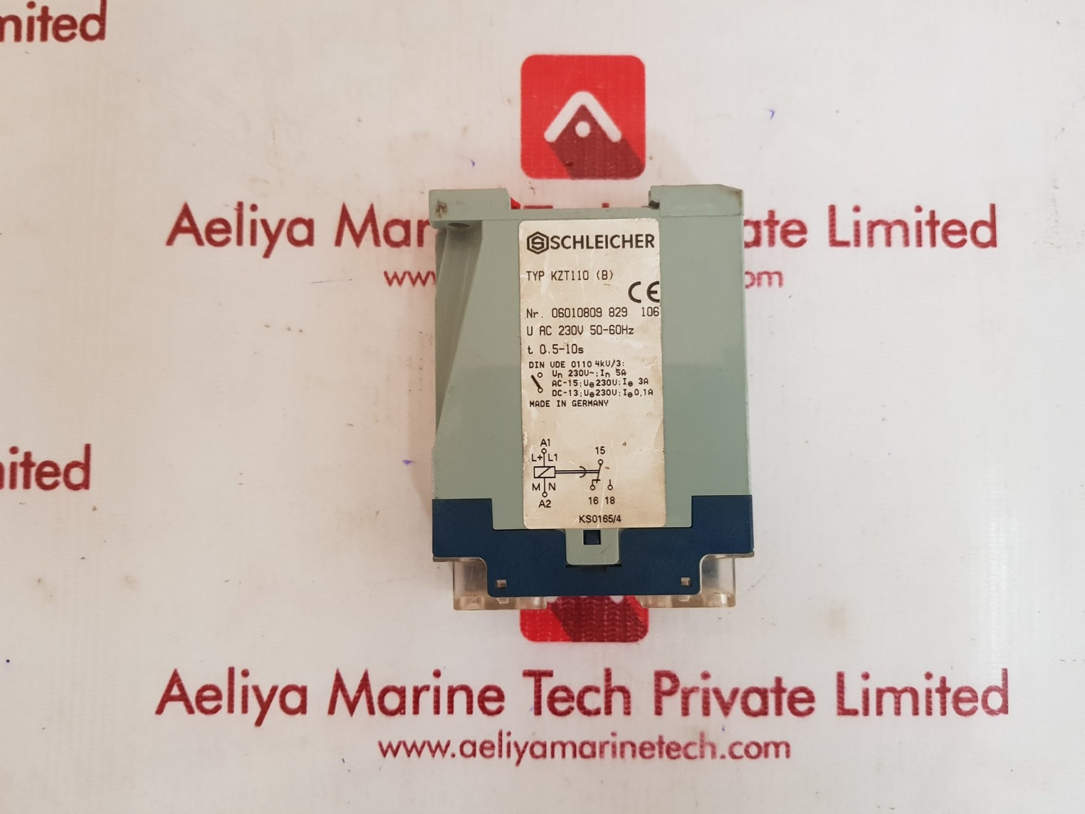 Schleicher kzt110 (b) time delay relay 06010809 829 106