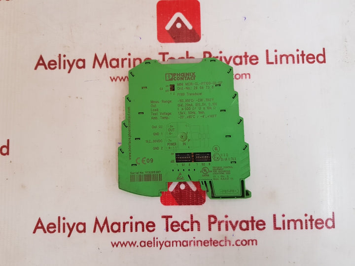Phoenix contact mini mcr-sl-pt100-ui-sp transmitter 2864736