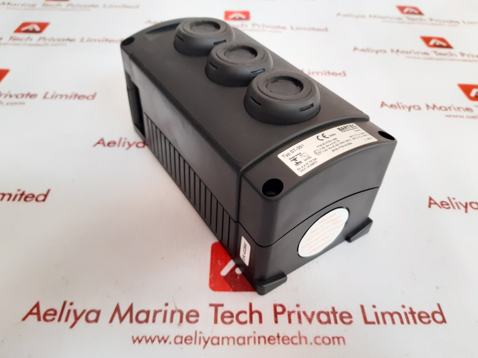 Bartec 07-351 emergency push button stop control station switch 