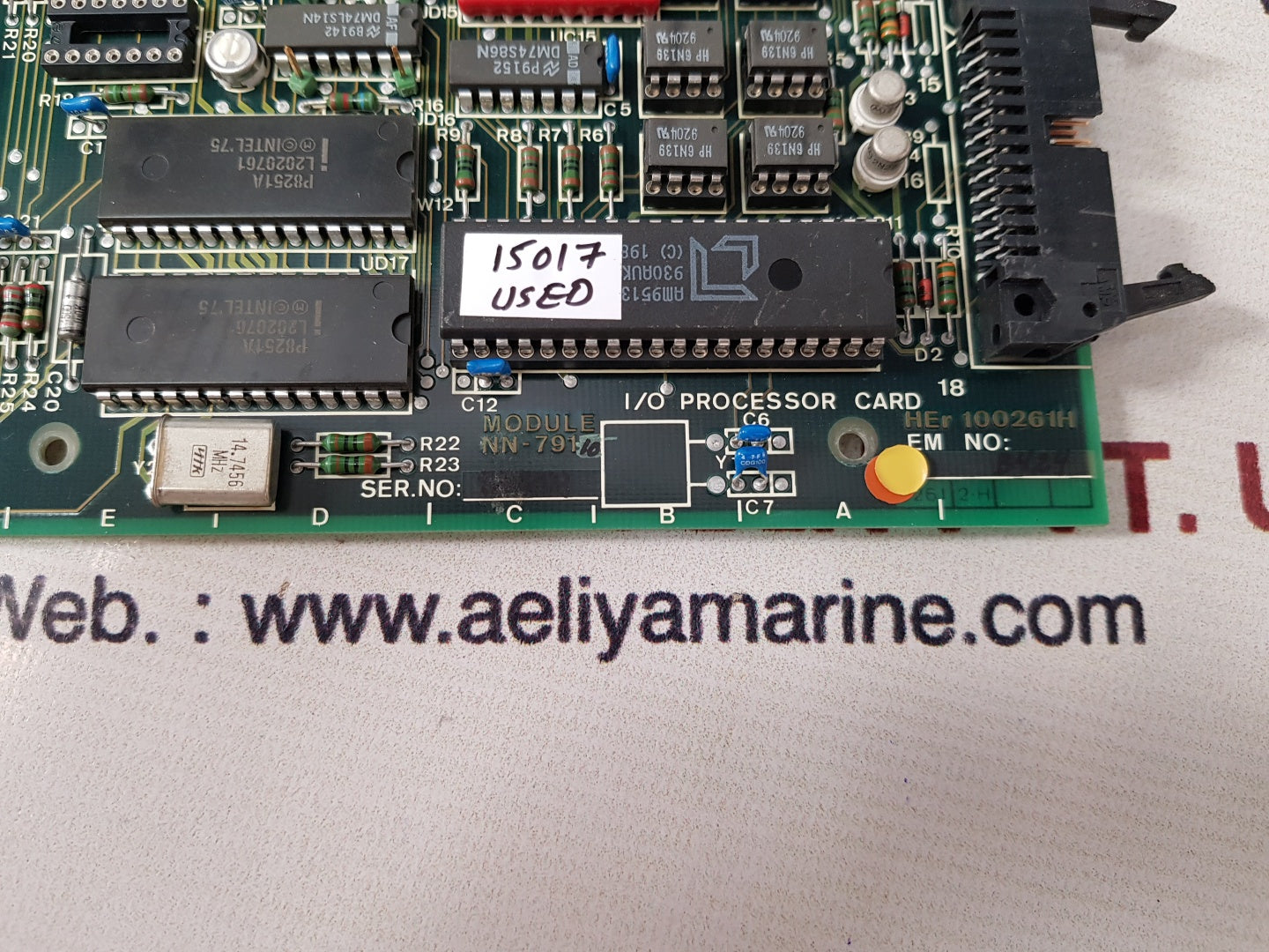 Norcontrol nn-791 i/o processor card her 100261h