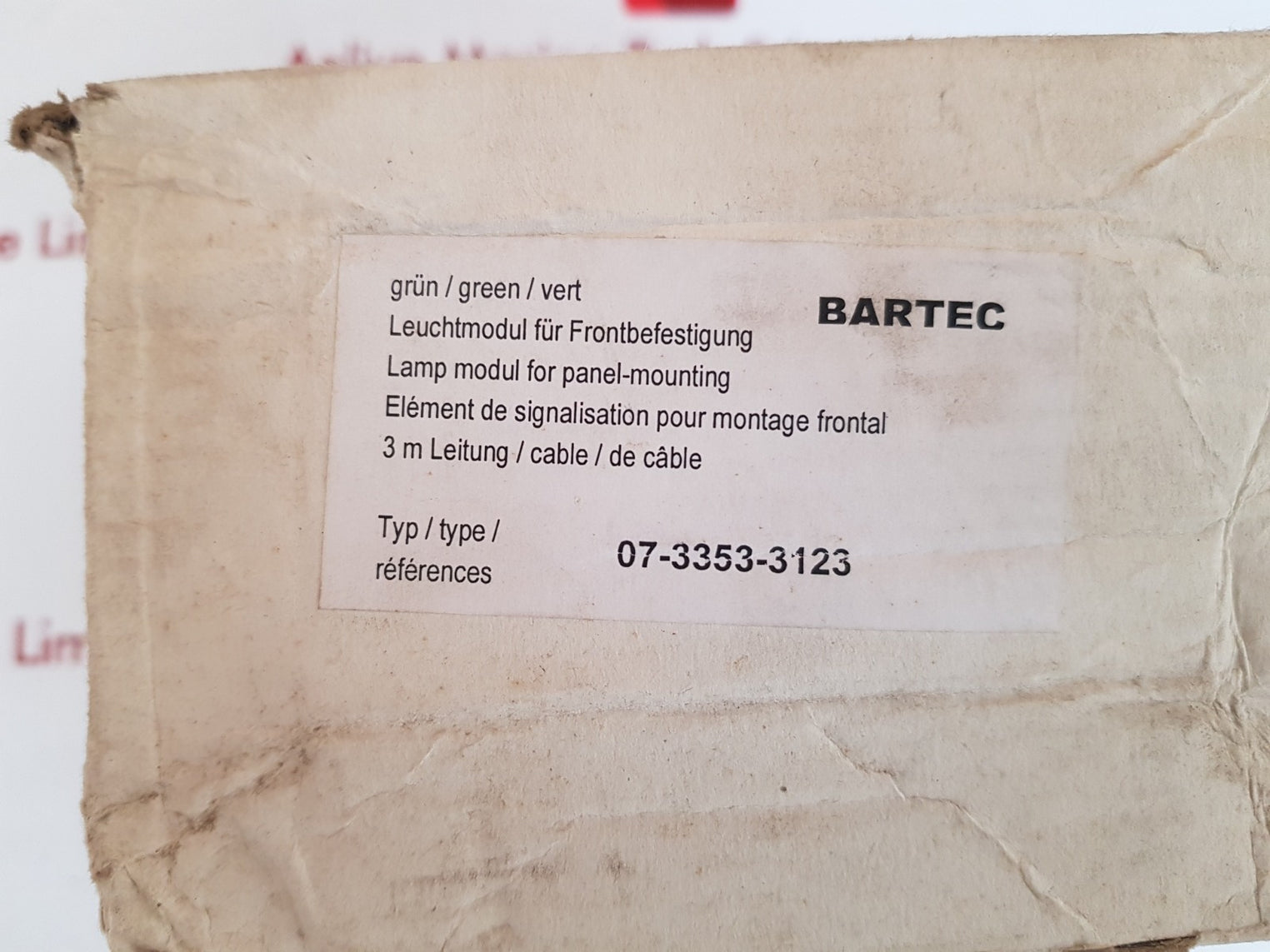 Bartec 07-3353-3123 lamp module New 