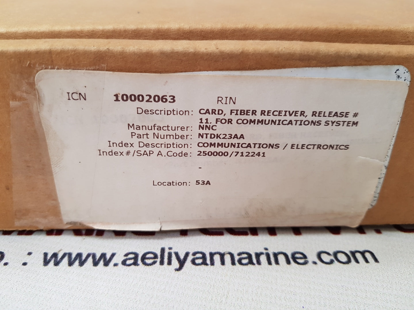 Nortel ntdk23aa rlse 12 fiber receiver card 