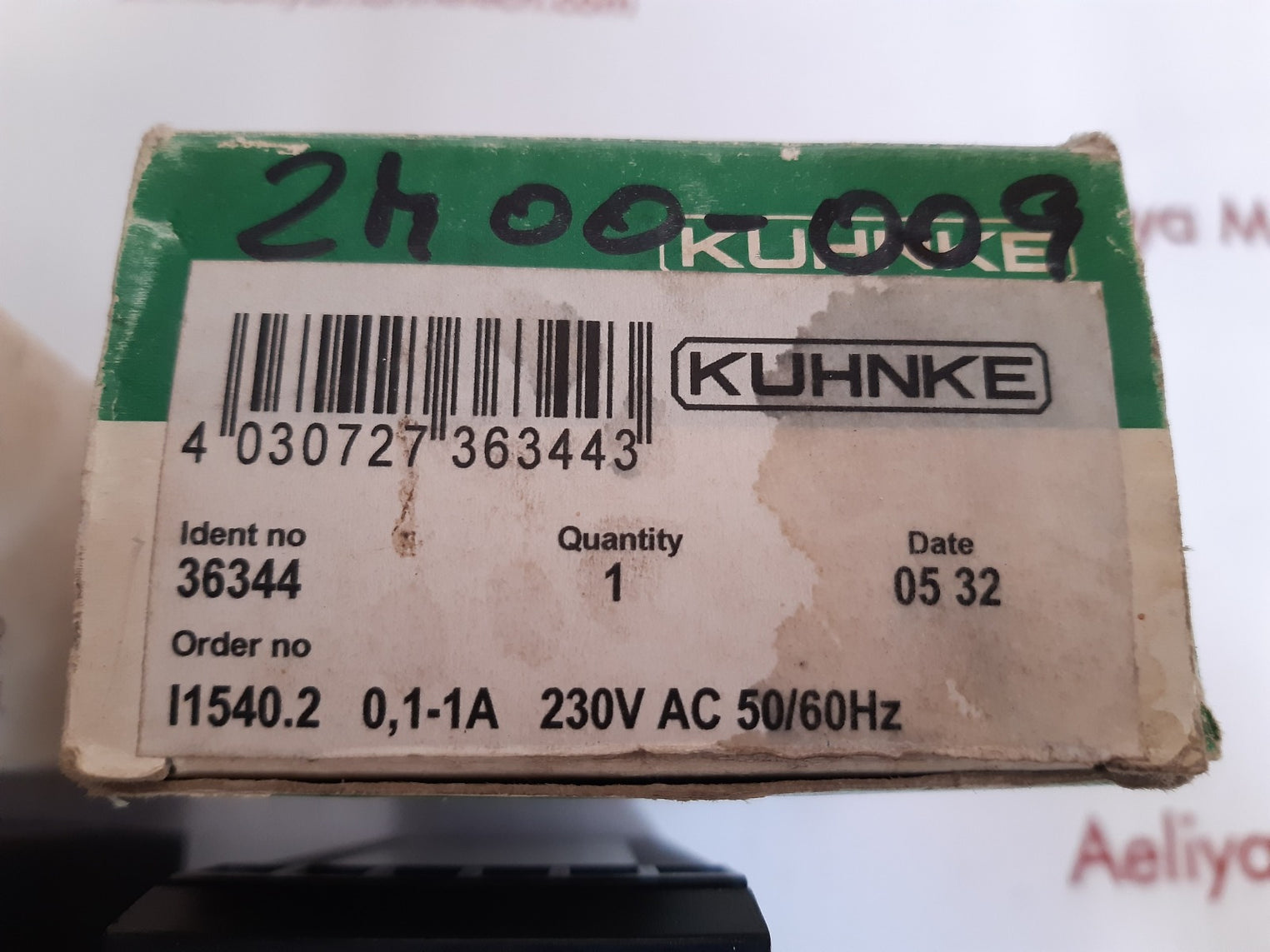Kuhnke i1540 current monitorig relay i1540.2 