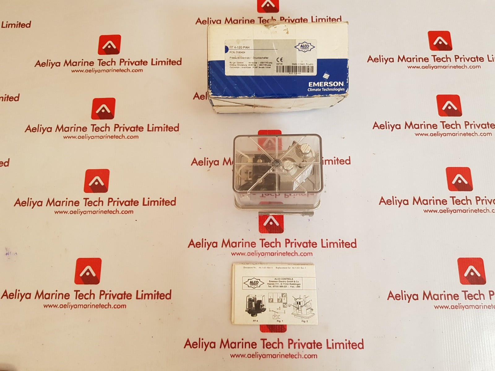 Emerson ff 4-120 pah pressure controls switch