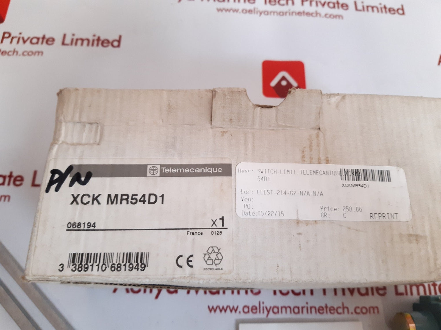 Telemecanique xck mr54d1 limit  switch