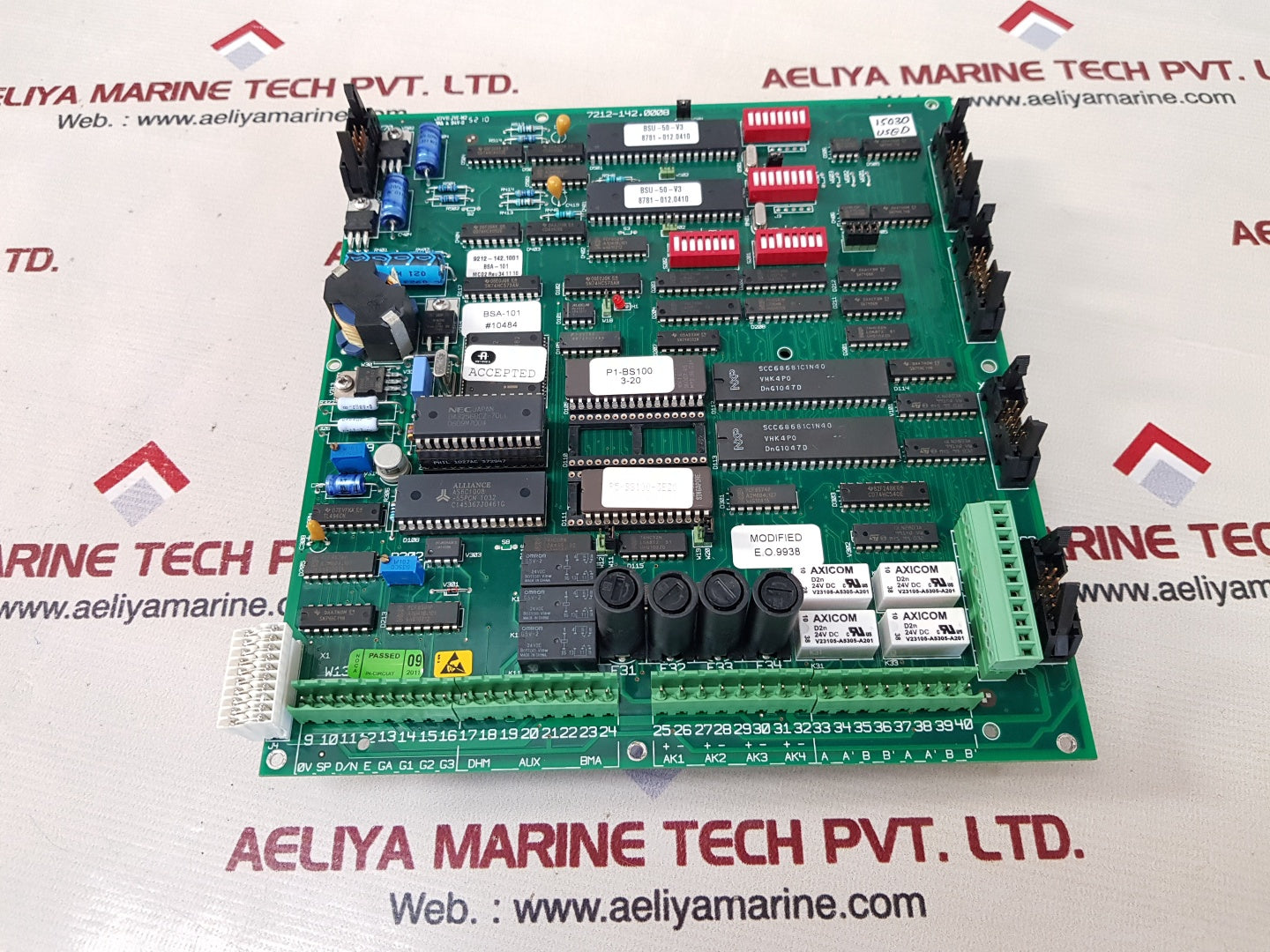Autronica bsa-101 processor board 7212-142.0008