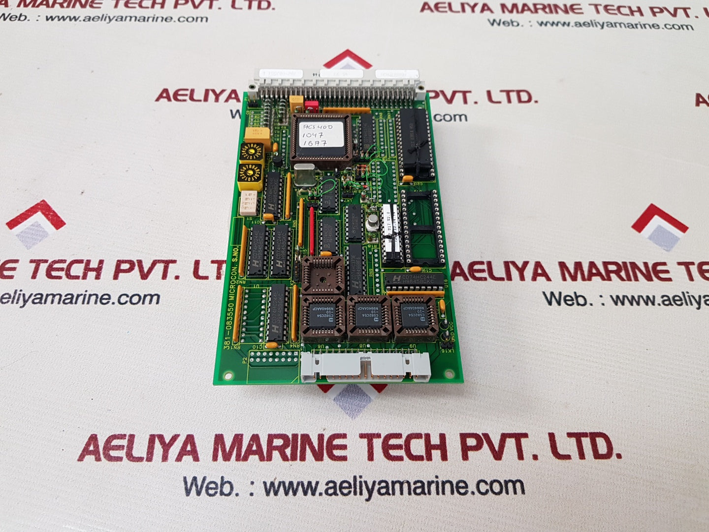 Kongsberg simrad rev. d 381-083550 microcon pcb card 