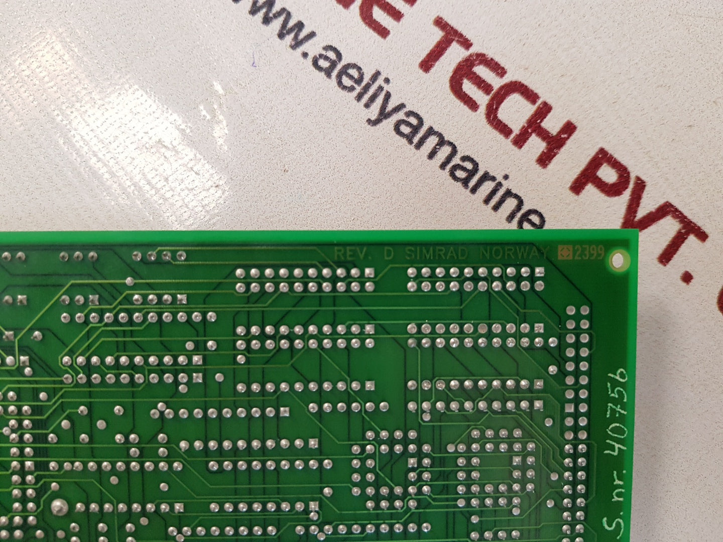 Kongsberg simrad rev. d 381-083550 microcon pcb card 