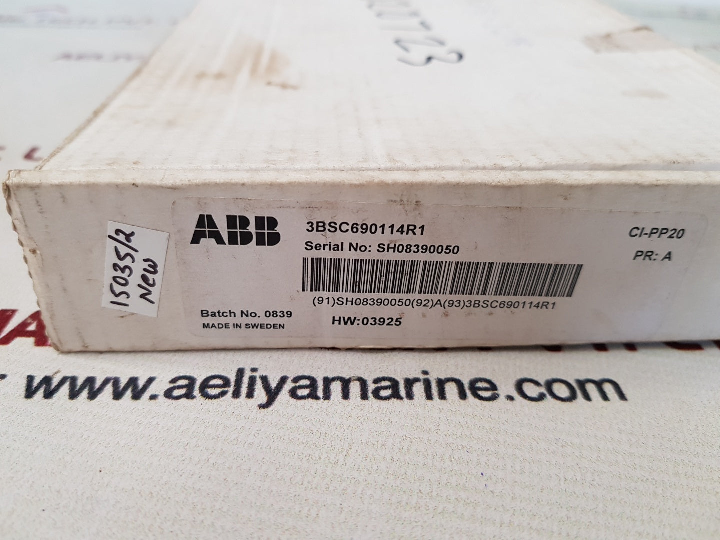Abb ci-pp20 3bsc690114r1 ethernet expansion card