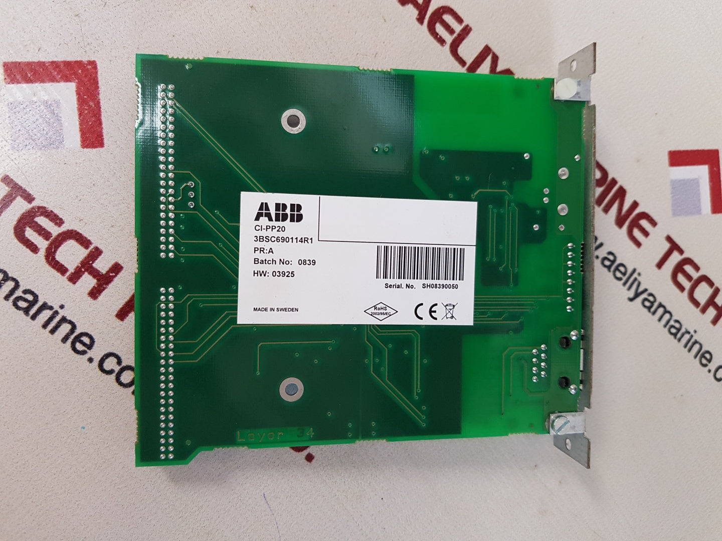 Abb ci-pp20 3bsc690114r1 ethernet expansion card