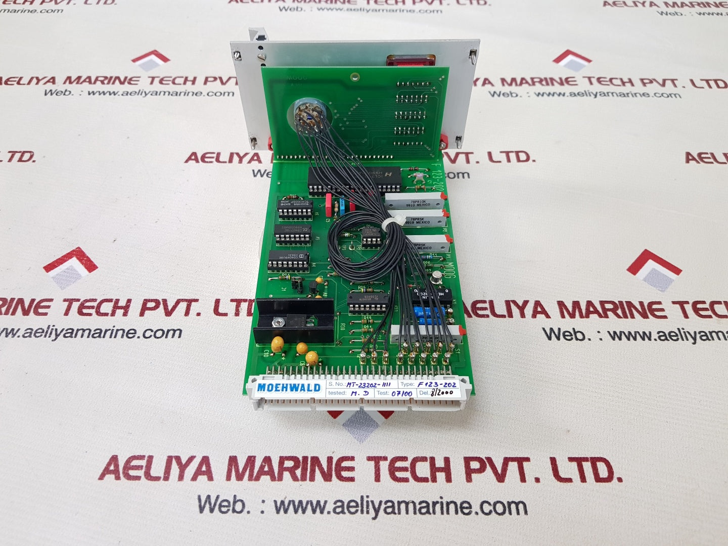Moog moehwald  f123-202 pcb card 