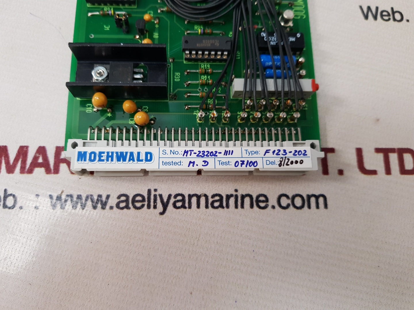 Moog moehwald  f123-202 pcb card 