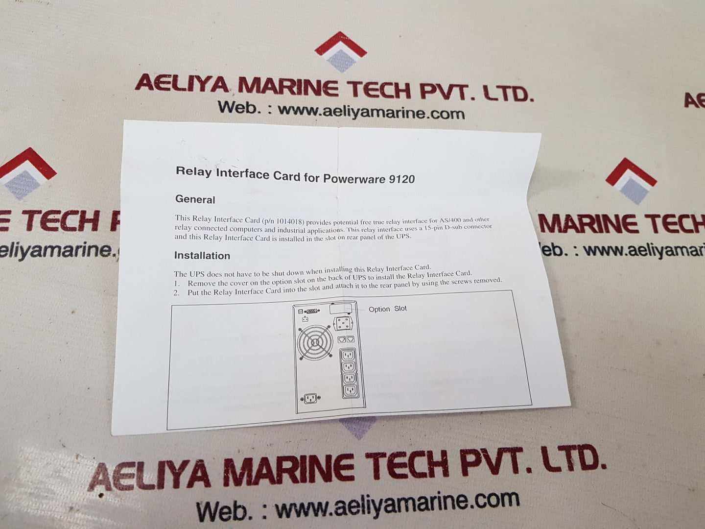 Power ware as400 communication card 098-01478-02