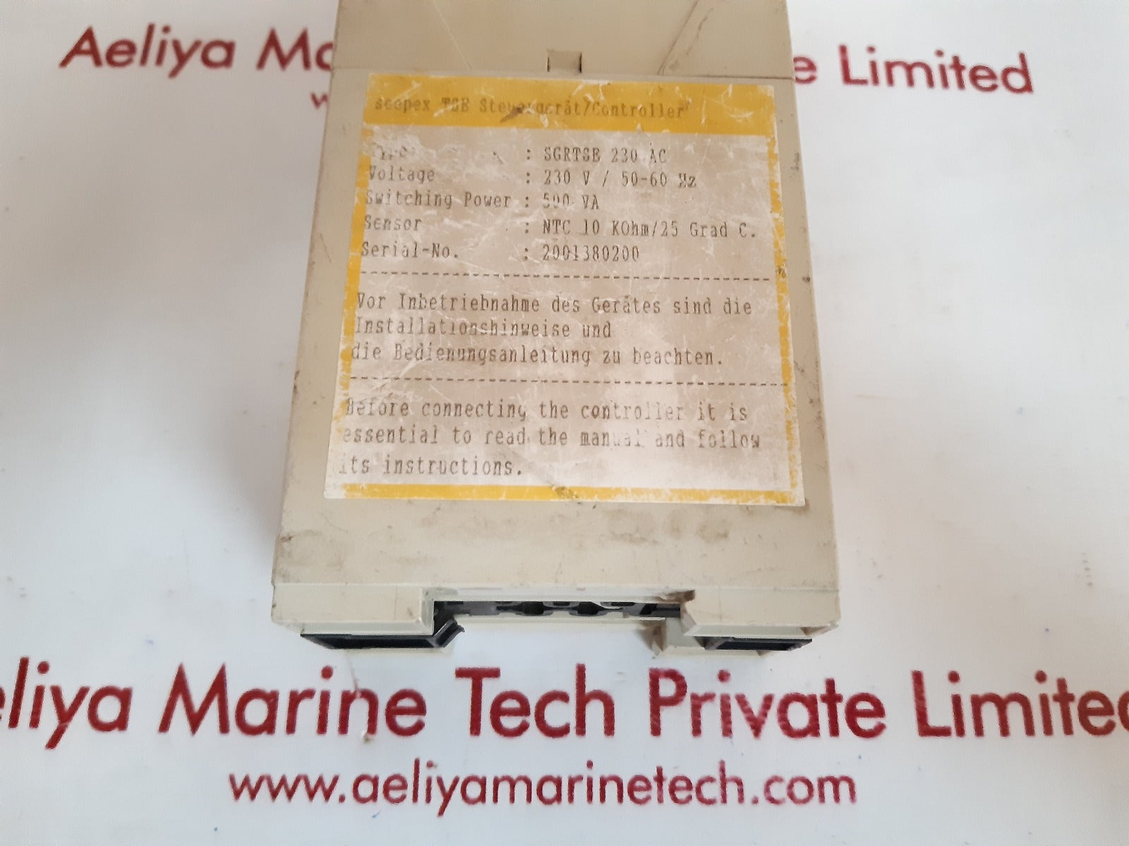 Seepex sgrtse 230 ac temperature controller 230v 50/60hz 