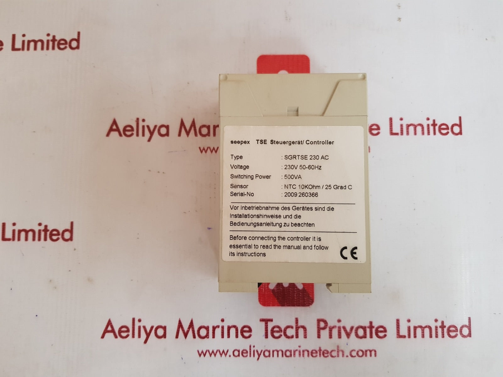 Seepex sgrtse 230 unit controller