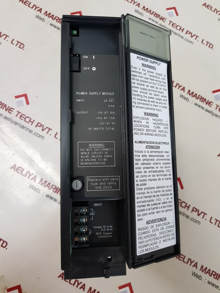 Ge fanuc series 90-70 ic697pwr724f programmable controller