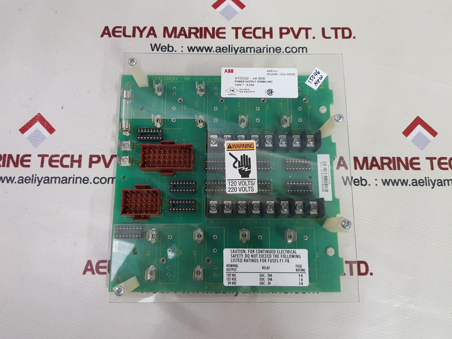 Abb ntdo02 power output termination unit