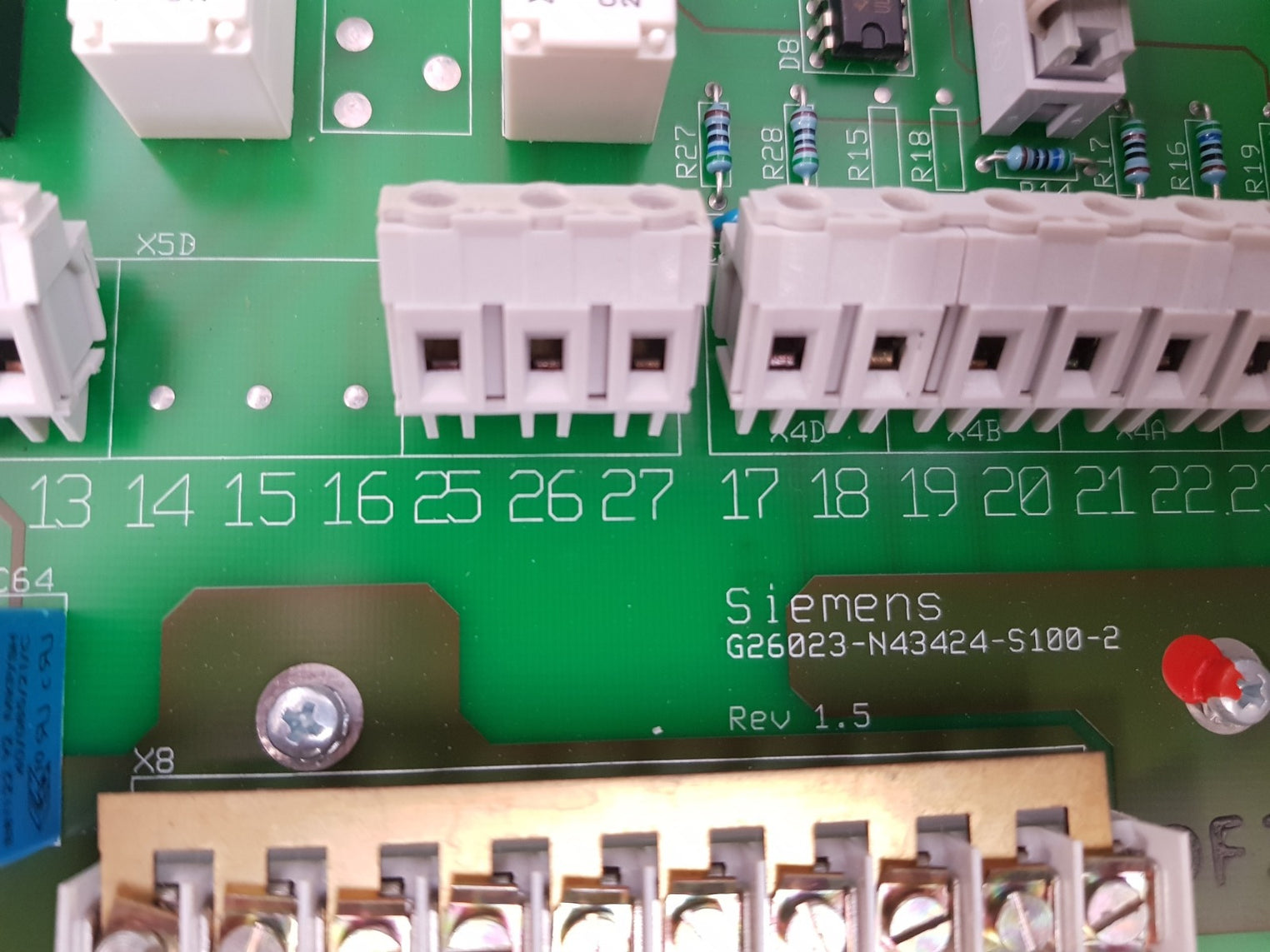 Boll & kirch 2100 bfilter control panel 6262114/002