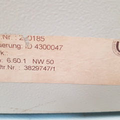 Boll & kirch 2100 bfilter control panel 6262114/002