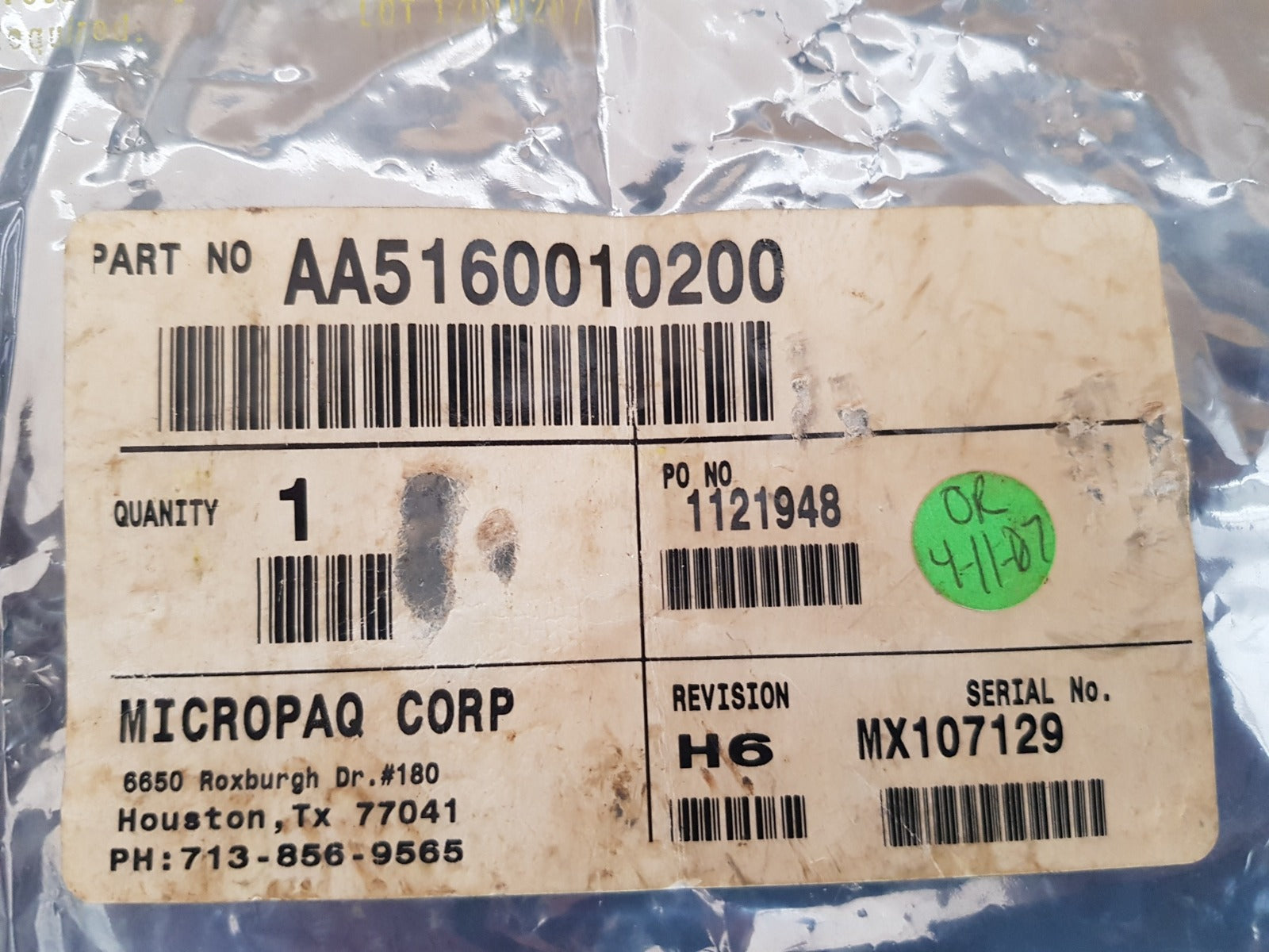 Hydril aa5160010200 solenoid driver rev. h
