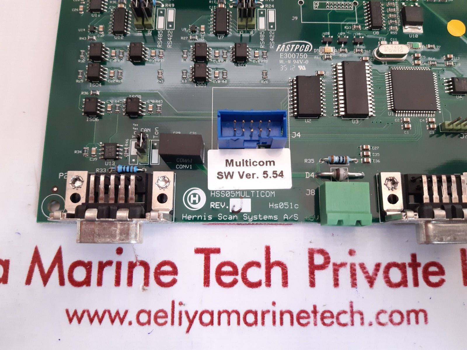 Hernis scan systems hss05 pcb card ver 5.54