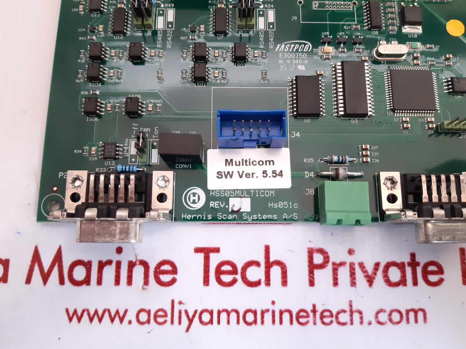 Hernis scan systems hss05 pcb card ver 5.54