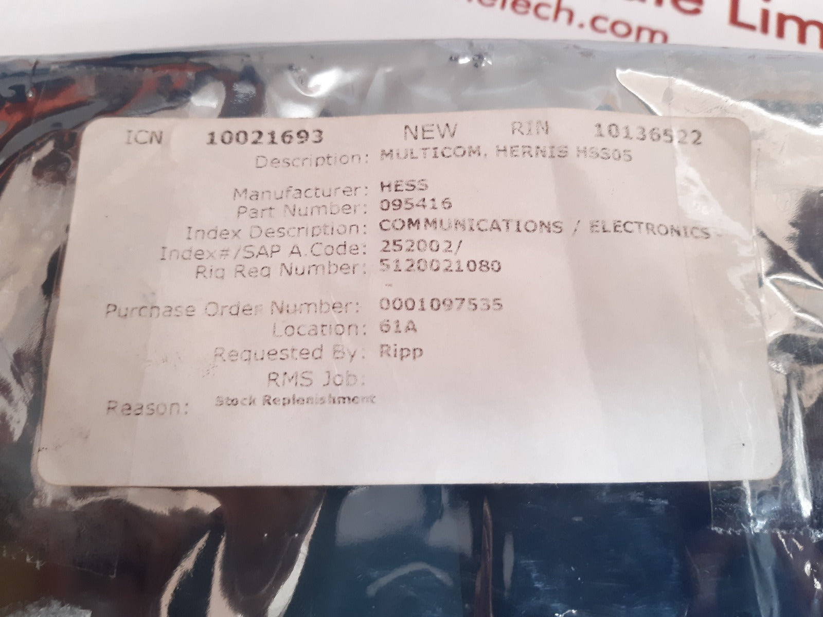 Hernis scan systems hss05 pcb card ver 5.54