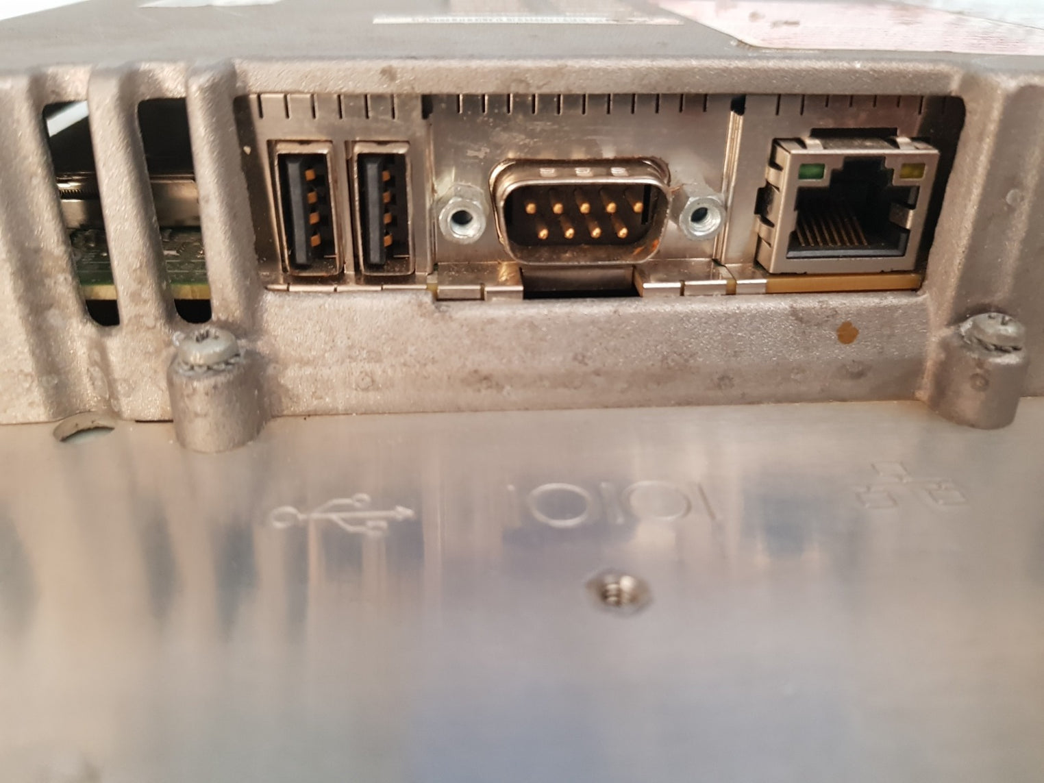 Allen Bradley Panelview Plus 1000 2711P-rdt10C Ser:B Display Module 2711P-rp1 Ser:G