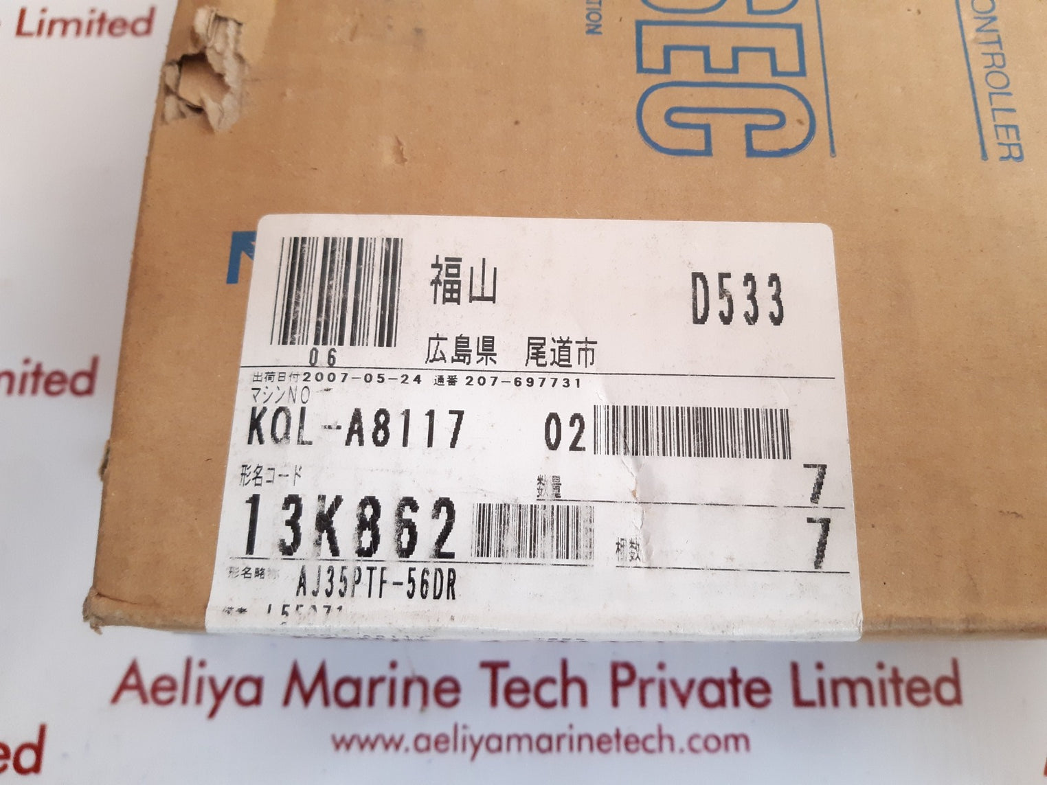 Mitsubishi aj35ptf-56dr programmable controller