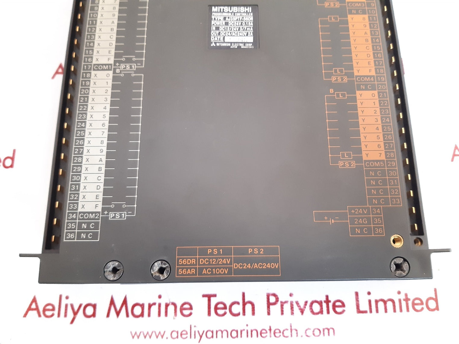 Mitsubishi aj35ptf-56dr programmable controller